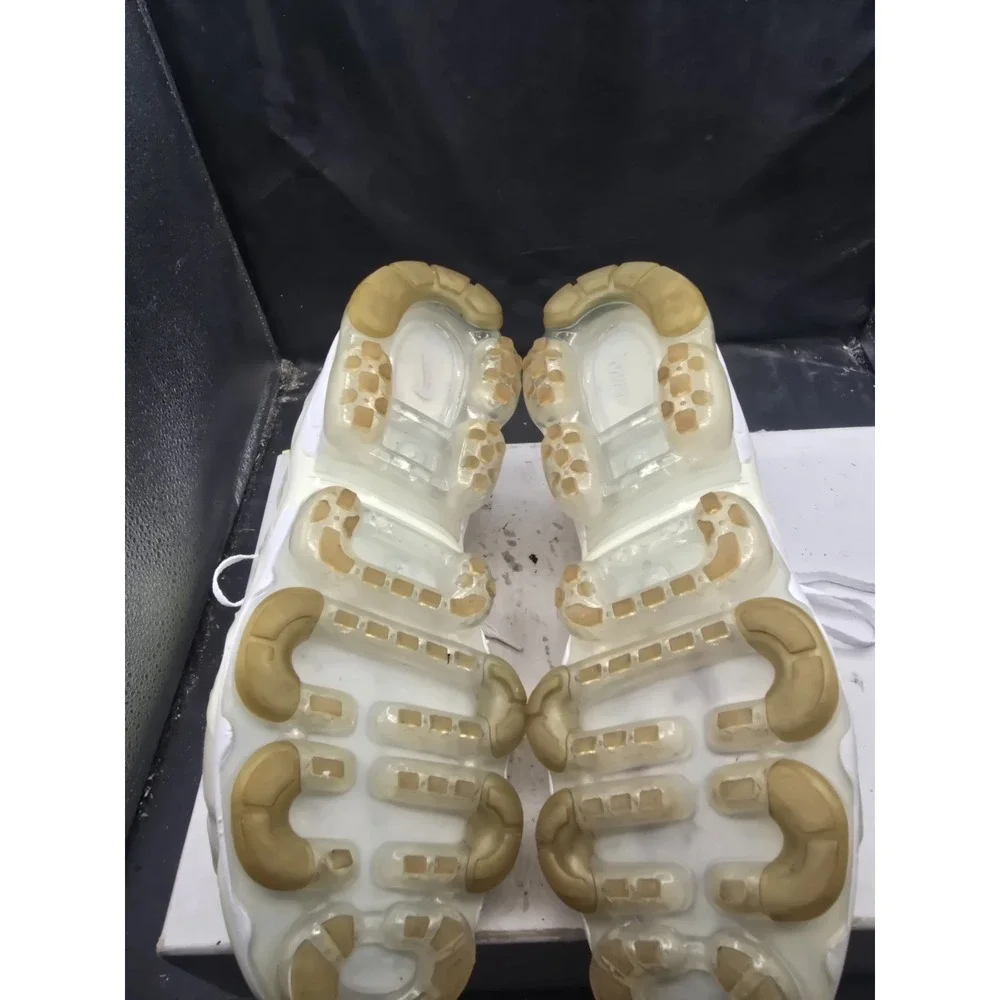 Nike Air VaporMax Plus‎ Lace Up  Athletic Shoes Men Size 10.5 White Color